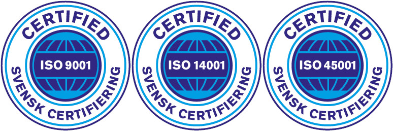 Alron är ISO-certiferat