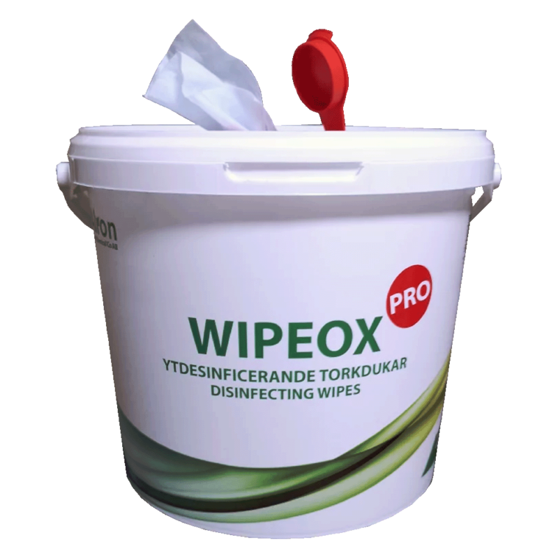 Alron WipeOx Pro Mögelsanering. Produkt ytdesinficerande torrduk Alron WipeOx Pro