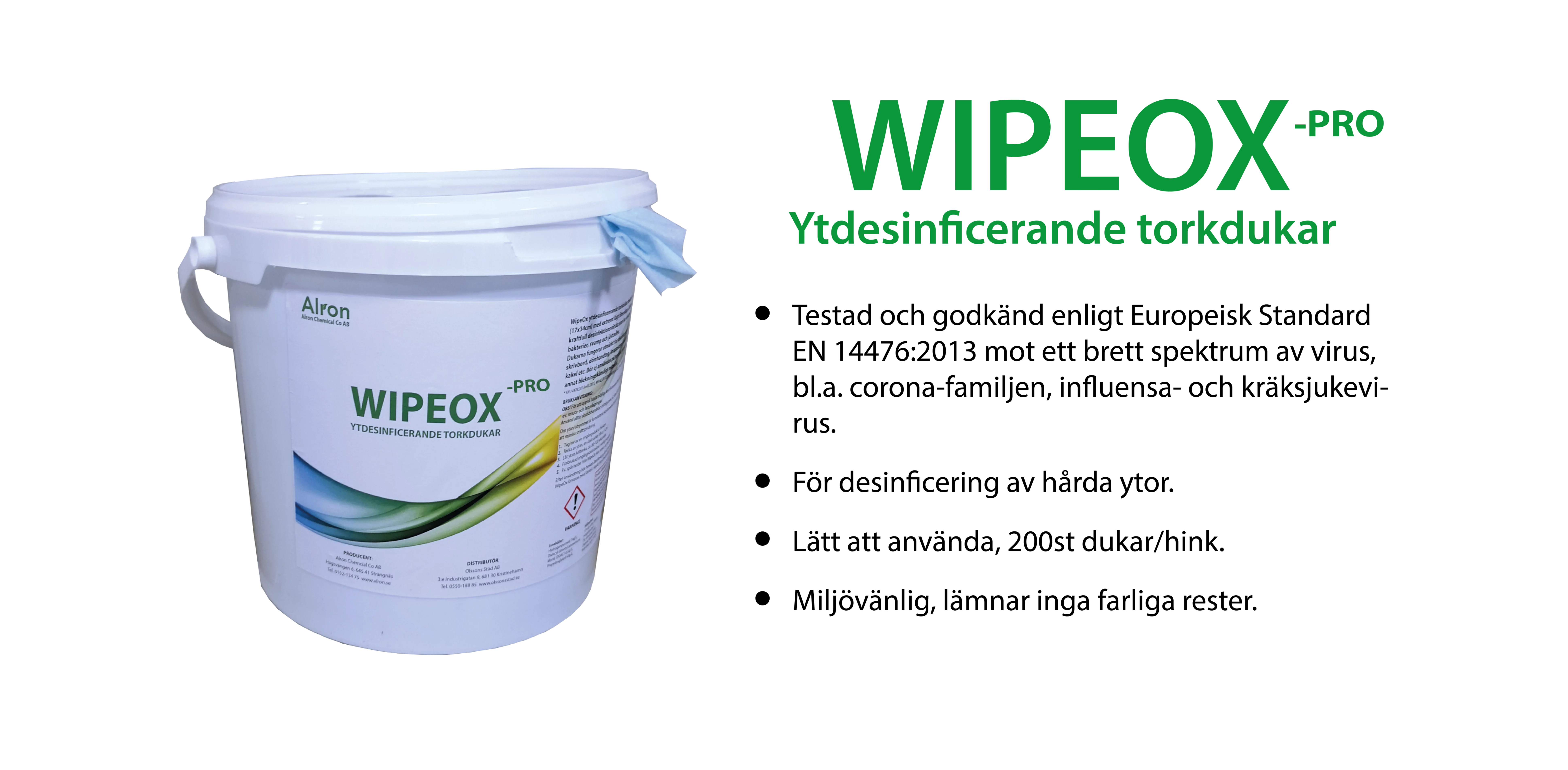 Ny produkt: WipeOx-Pro