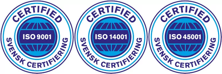 Alron är ISO-certiferat