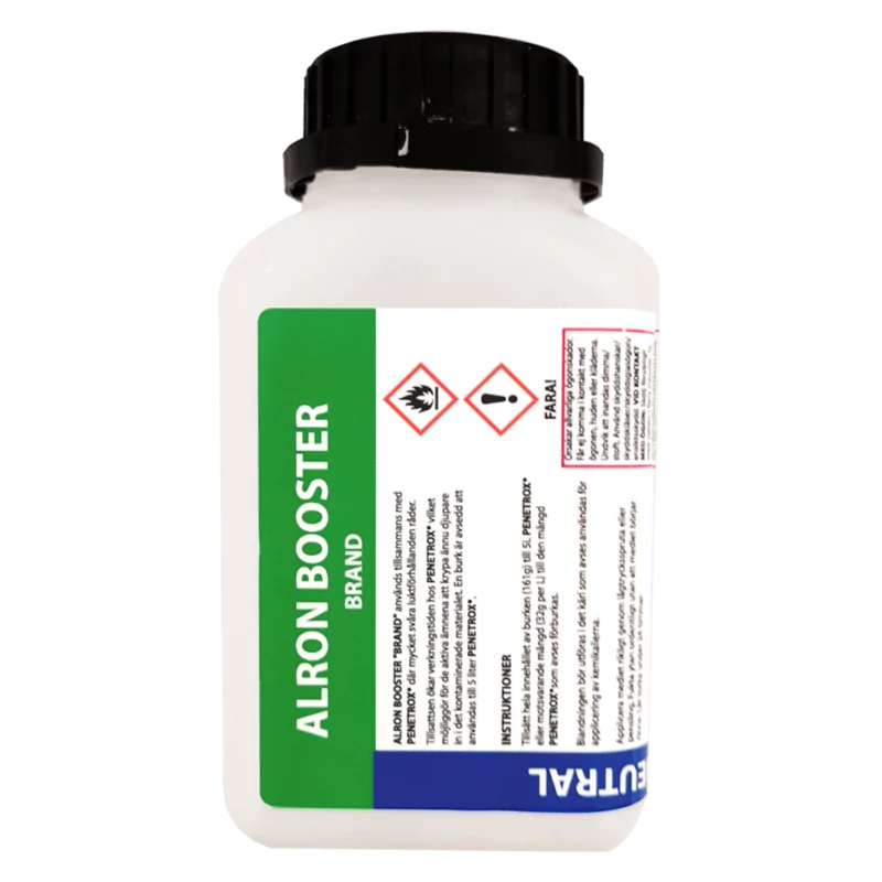 Alron Booster – Brand Mögelsanering. Oxidationsmedel. Produkt tillsats för sanering av brand. Alron Booster – Brand