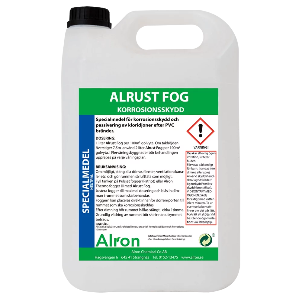 Alron Alrust Fog Specialmedel. Alron Specialmedel korrosionsskydd