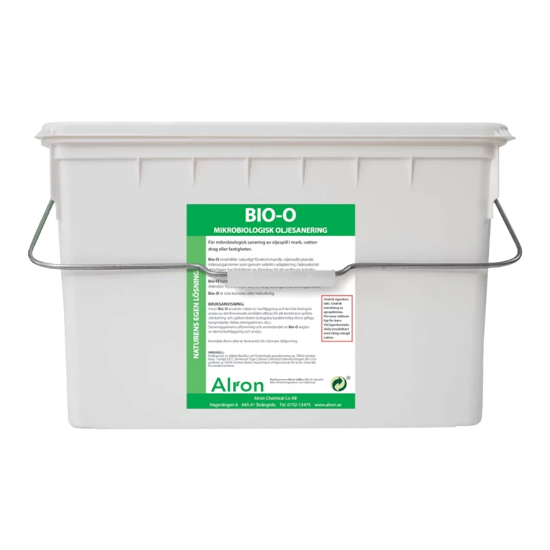 Alron BioO Oljesaneringspaket Mikrobiologiska Medel. Produkt medel oljespill