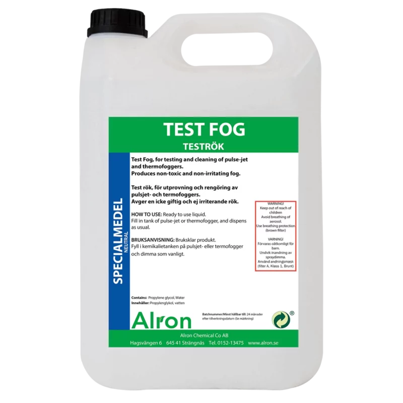 Alron Test Smoke Spezialagent. Alron bedeutet