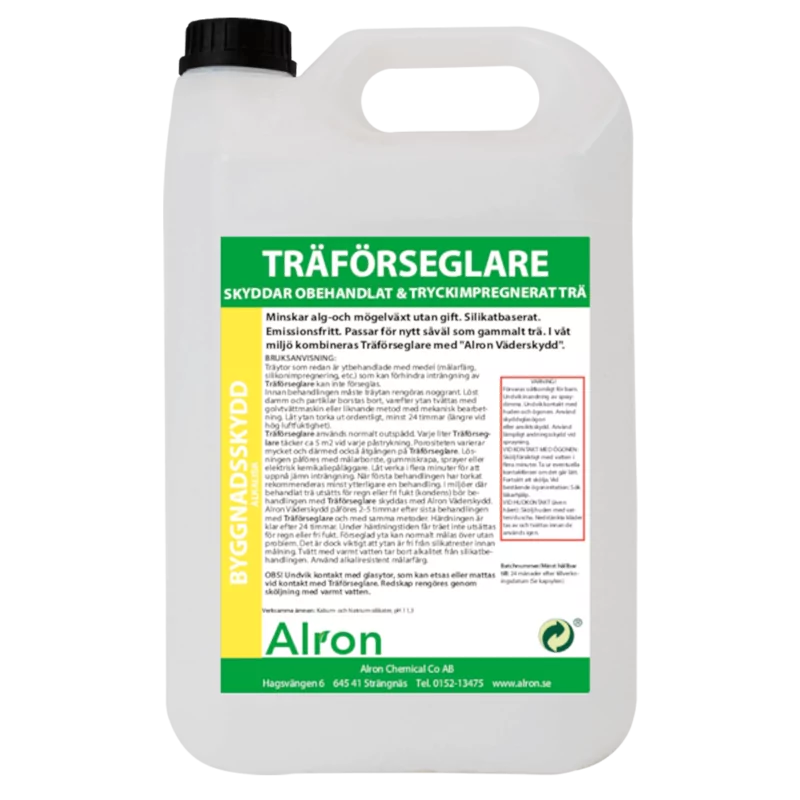 Agente especial sellador de madera Alron. Sellado de agentes a base de silicato de alón