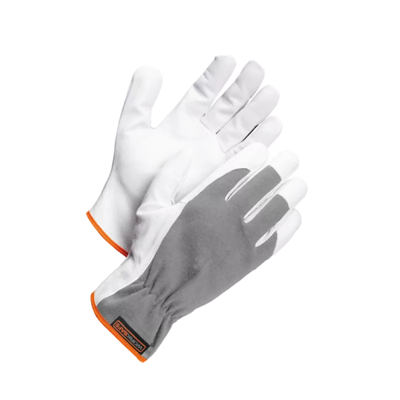 Montagehandske i getskinn